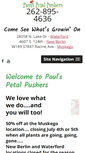 Mobile Screenshot of paulspetalpushers.com
